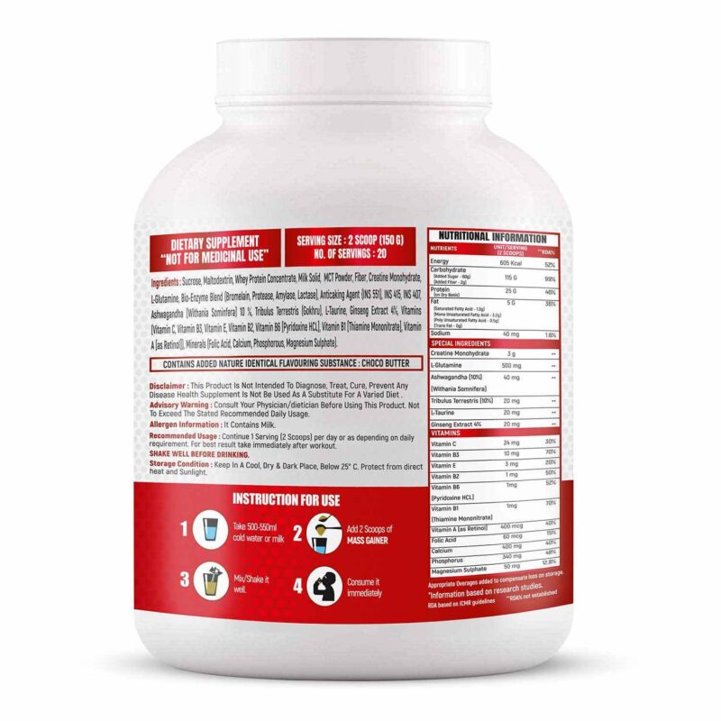 Mass Gainer Best Weight Gain Protein Powder For Male and Female in